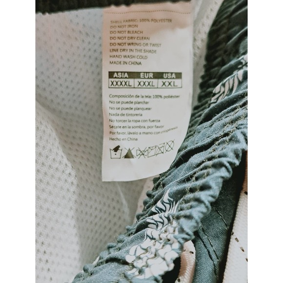 SILKWORLD Mens Swim Trunks Quick Dry Bathing Suits Swim Shorts w/Mesh Liner XXL - Picture 6 of 7